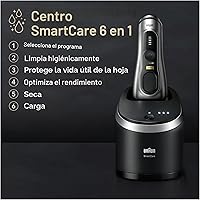 Vista 6 de Braun Maquinilla de afeitar eléctrica Series 9 PRO+ para hombres, 5 elementos de afeitado Pro y cabezal ProComfort para preparación de afeitado