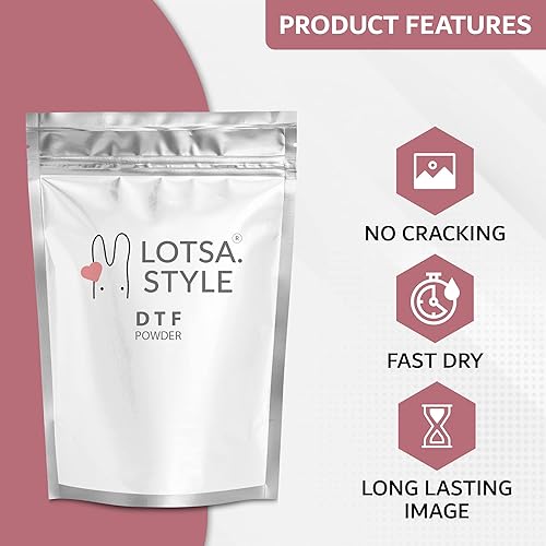 Vista 3 de Direct to Film DTF - Adhesivo termofusible de transferencia digital para impresión directa para camiseta (17.6 oz/500 g, blanco)