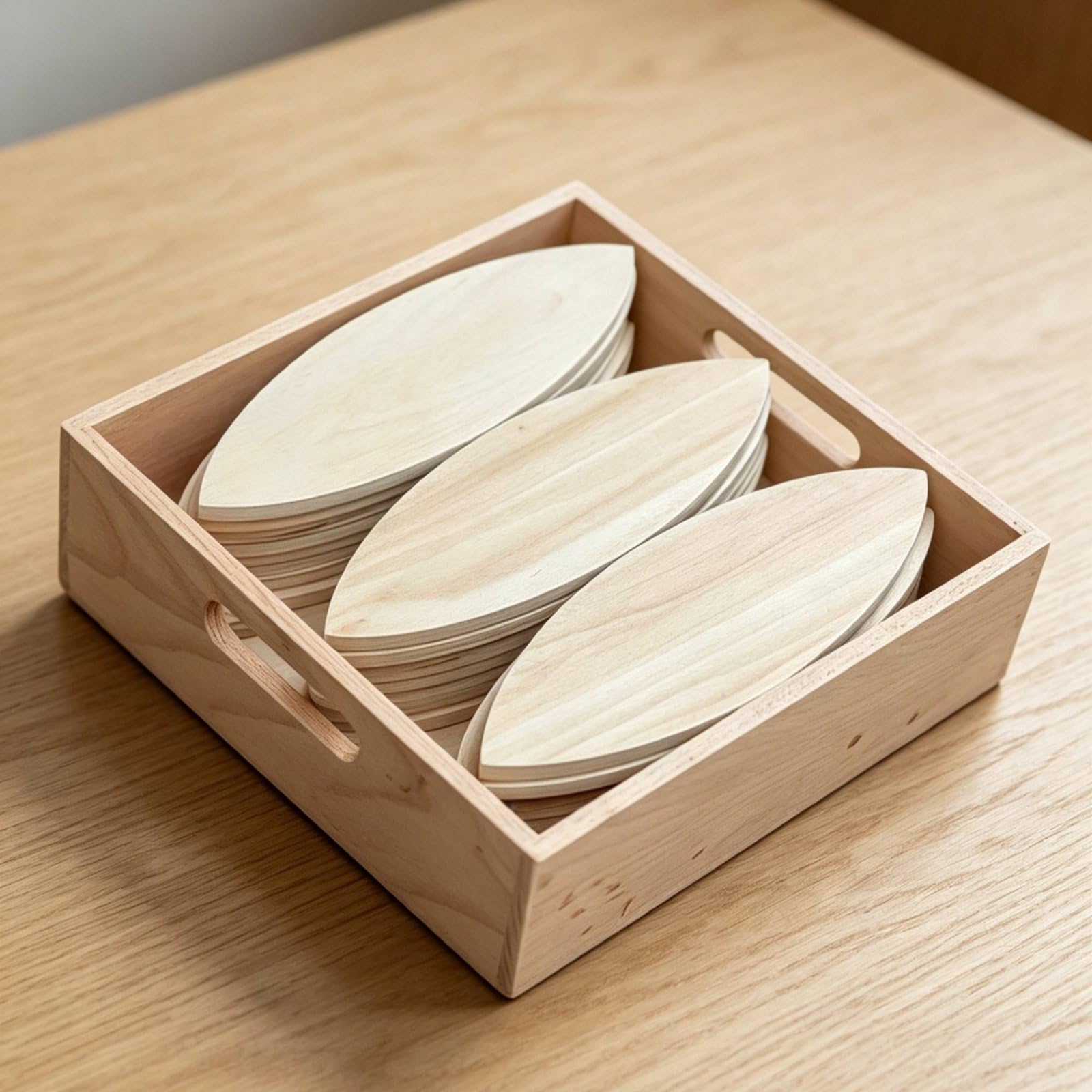 Blocchi Petali in Legno Educativi Bambini Gioco Costruzioni Mattoncini Stacking Set Creativo Materiale con Finitura a Base d'Acqua Adatto a Asilo Scuola ’infanzia Casa Attività di Classe
