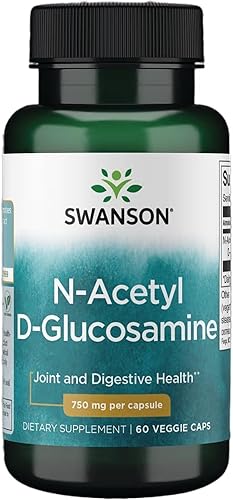 Swanson N-acetil D-glucosamina - Suplemento natural que promueve las articulaciones y la salud gastrointestinal - Fórmula natural que apoya el