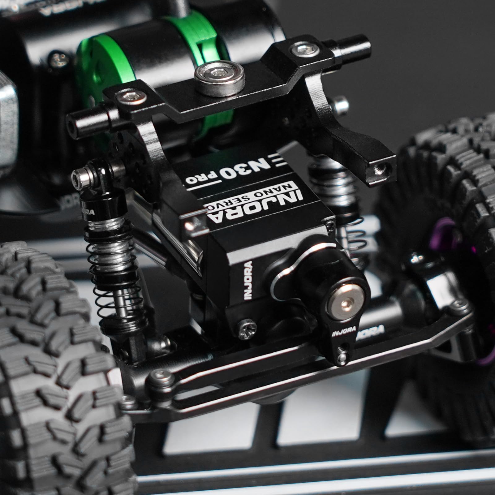INJORA N30 Pro Nano Servo Couple Elevé avec Economiseur pour Axial SCX30,JR