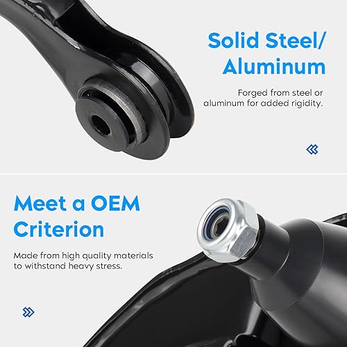 Miniatura 4 de Conjunto de brazo de control superior delantero con rótulas para Dodge Durango y Jeep Grand Cherokee 2011-2015, kit de suspensión lateral del