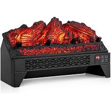 Winado 1400W Electric Fireplace Logs Insert, 18" Heater with App Control