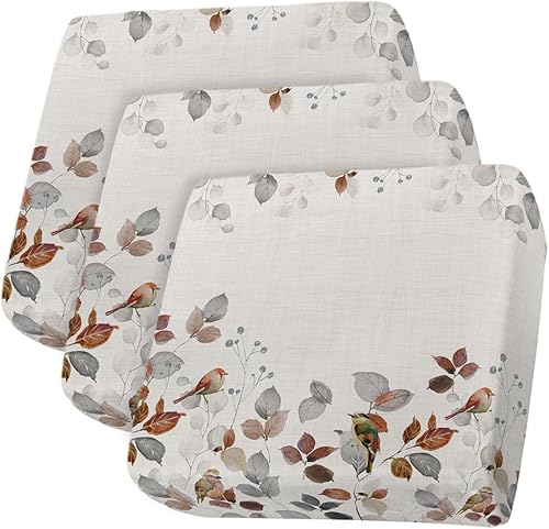 Miniatura 1 de Fundas de cojín elásticas de eucalipto botánico para sofá, seccionalindividualLT, funda protectora para muebles con parte inferior elástica, hojas