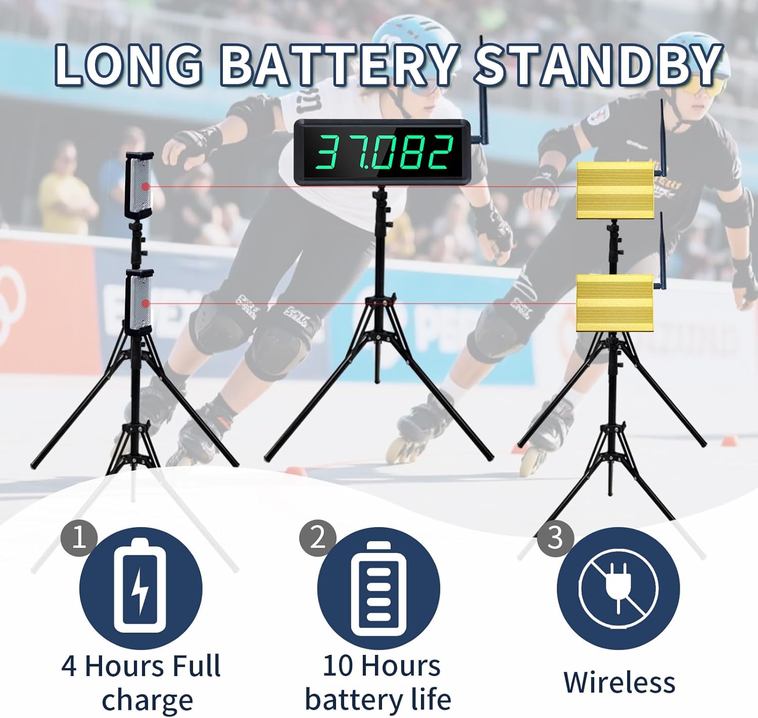 Laser Timer with High Stand
