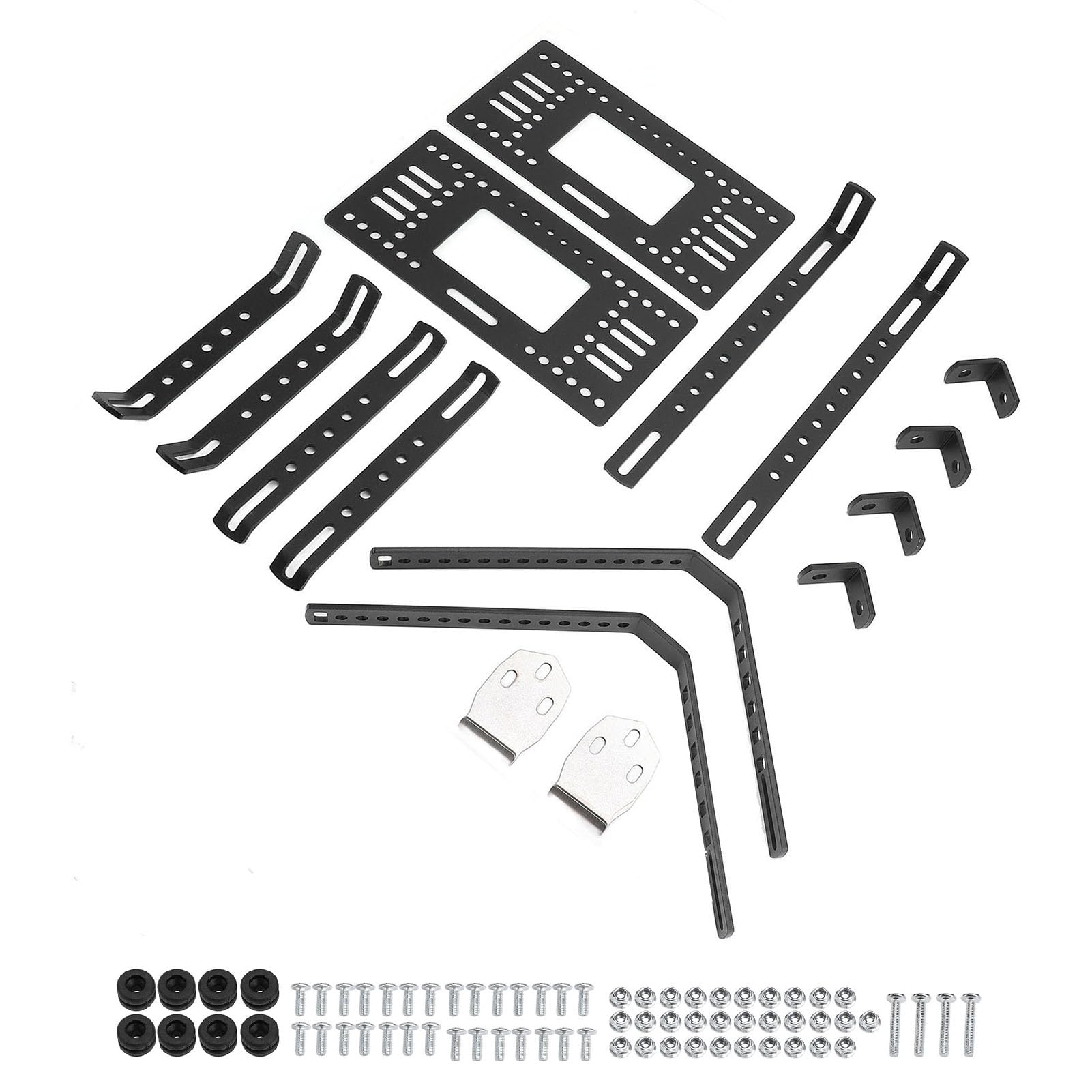 Support de Support de Valise Latérale de Moto, Support Universel Multifonctionnel à Dégagement Rapide en Alliage D'aluminium avec Support de Valises Rigides de 18 L pour la