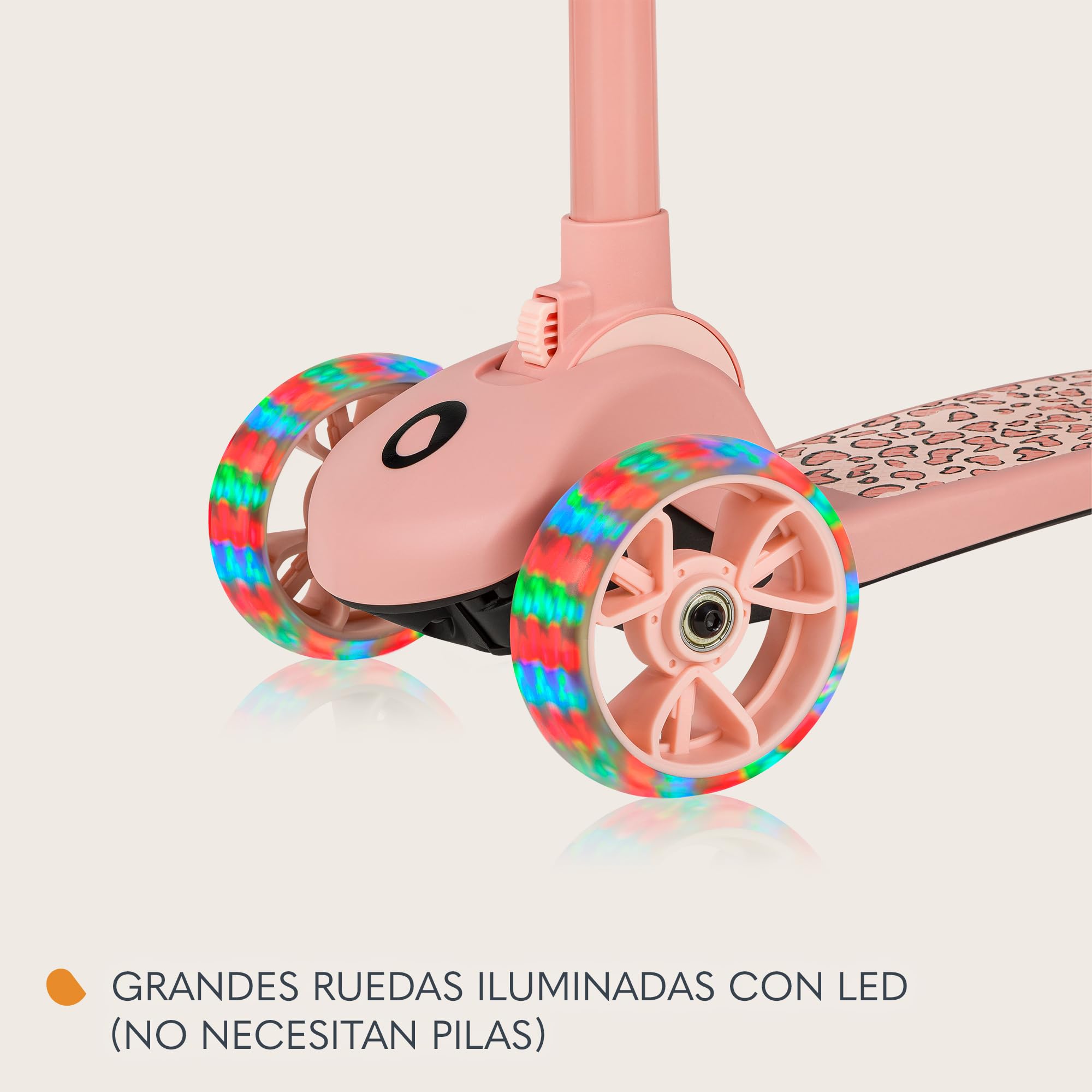 LIONELO Franky Bicicleta y Patinete 2 en 1 para niños de hasta 50 kg, Apto para niños de 1 a 7 años, con Asiento y Manillar Ajustables, Ruedas LED, Marco Reforzado