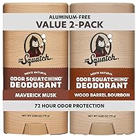 Vista 14 de Dr. Squatch - Desodorante natural para hombres - Sin aluminio que elimina el olor - Coastal Mist & Rainforest Rapids (2.65 oz, 2 unidades)
