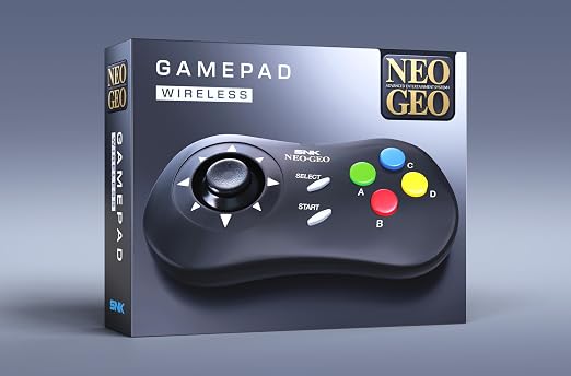 NEOGEO AES+ Gamepad negro miniatura 2