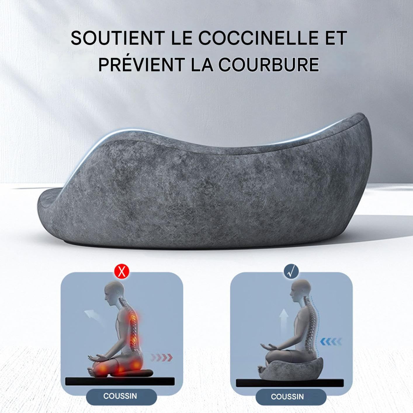 Cojín Yoga Asiento Ergonómico y Cómodo