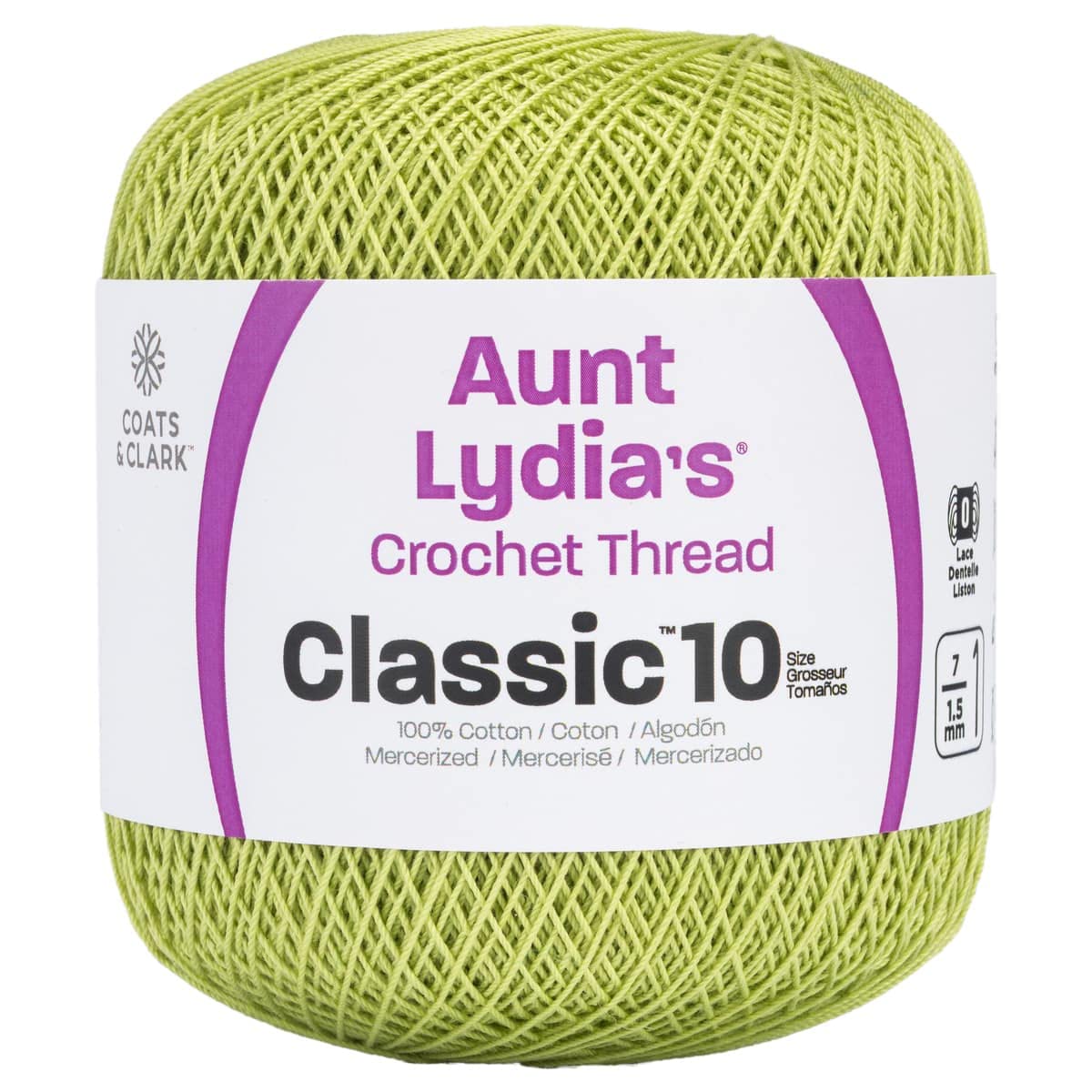 15 Pack: Aunt Lydia's® Classic Cotton Crochet Thread