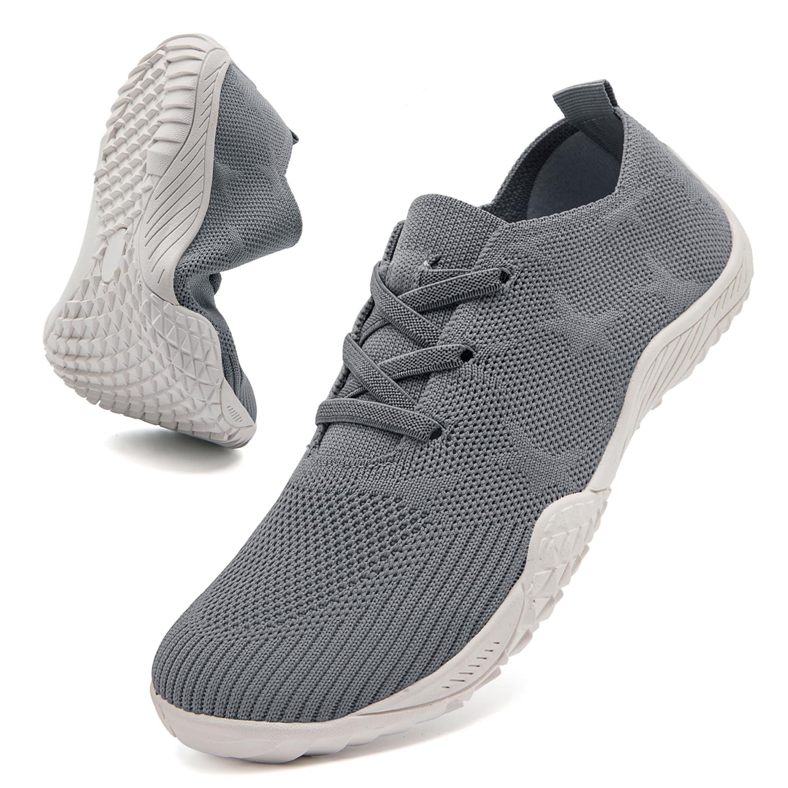 MGNLRTI Barfußschuhe Damen Barfuss Schuhe Turnschuhe Sportschuhe Sneaker Sommerschuhe Leichte Hallenschuhe Fitnessschuhe Weich Barfussschuhe Stoffschuhe Traillaufschuhe