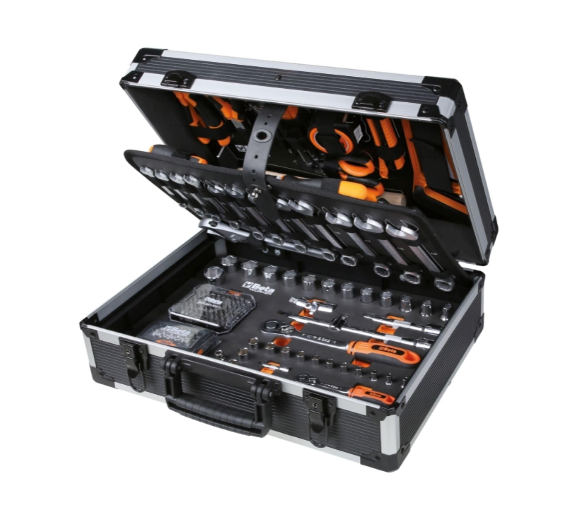Beta BW 2056E – Valigia in Plastica con Assortimento di 163 Utensili per Manutenzione Generale
