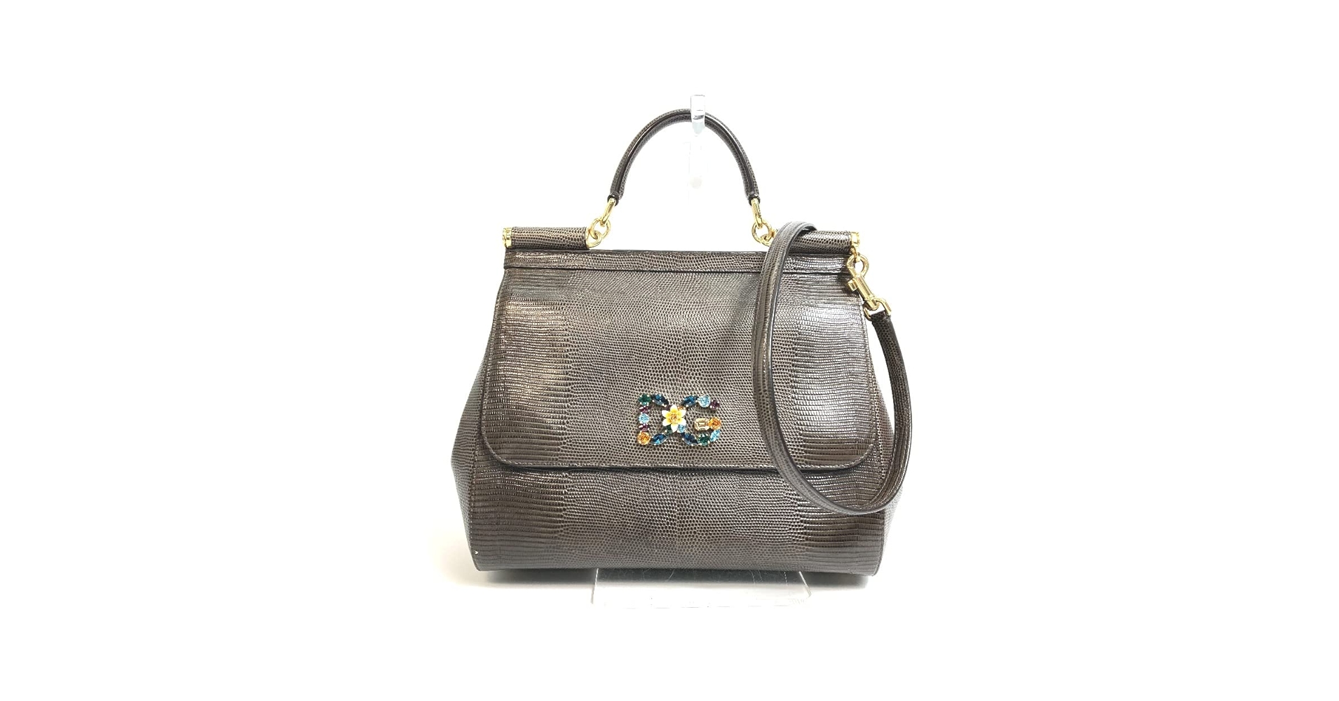 【美品】ドルチェアンドガッバーナ☆ビジューボタン　シワ加工　豹柄　ライダース 71mIvJTmtpL.jpg_BO30,255,255,