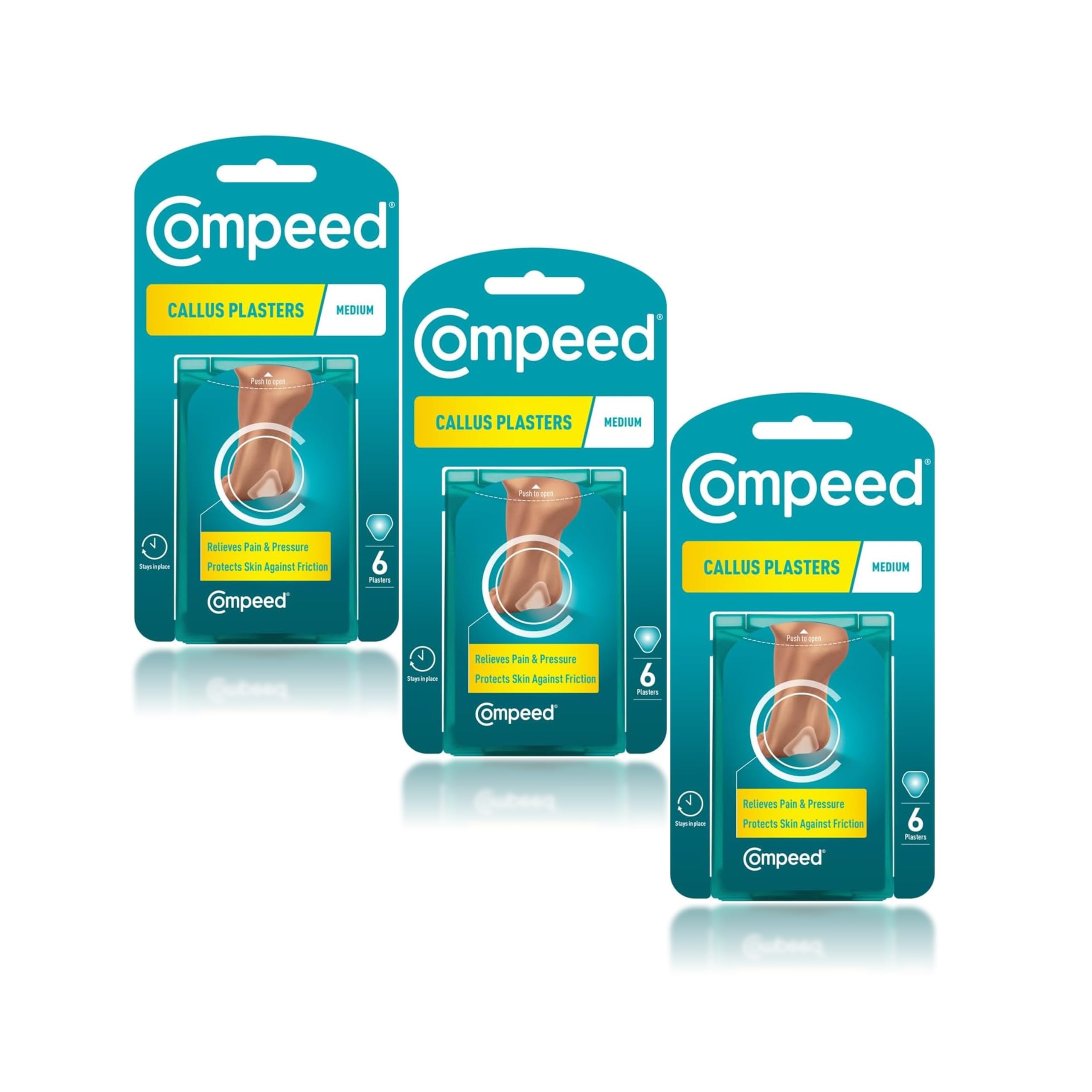 Compeed Callus Removal Bandage Strips For Under Foot Rubbing Protection, Breathable Callous Remover Pads For Feet Medium_18 Pcs Pack-picture-47