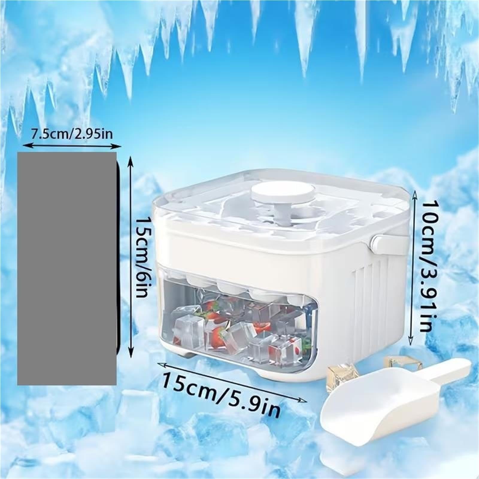 Cubitera Máquina de hielo doble capa 50 cubos