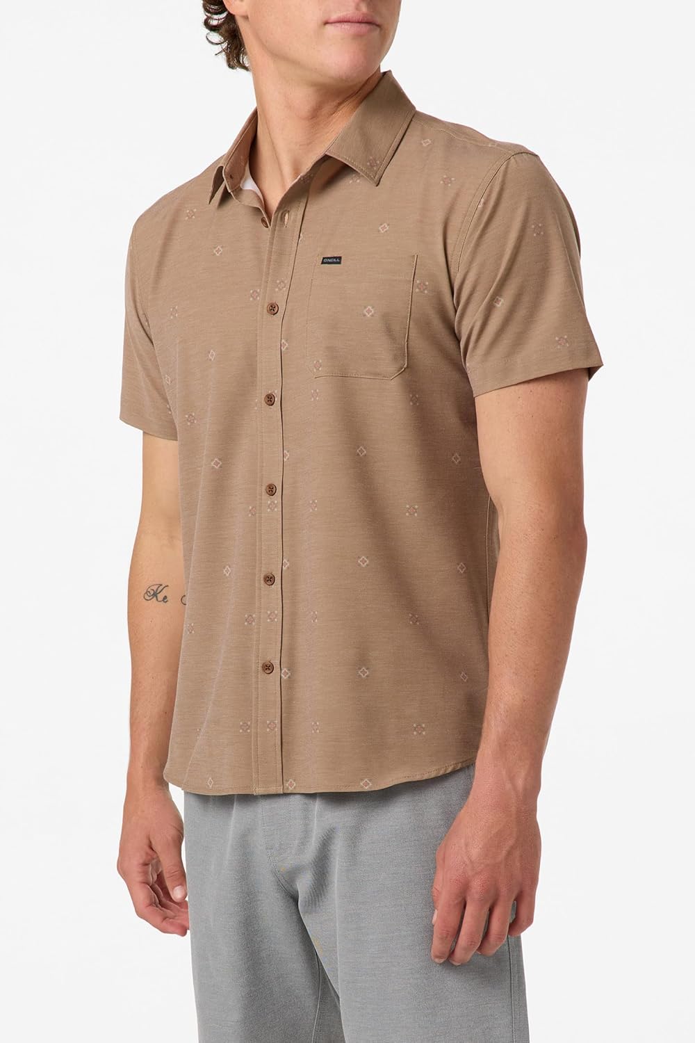 O’Neill Men’s TRVLR UPF Traverse Standard Fit Shirt | UPF 50+ Sun Protection, Hyperdry Moisture Wicking