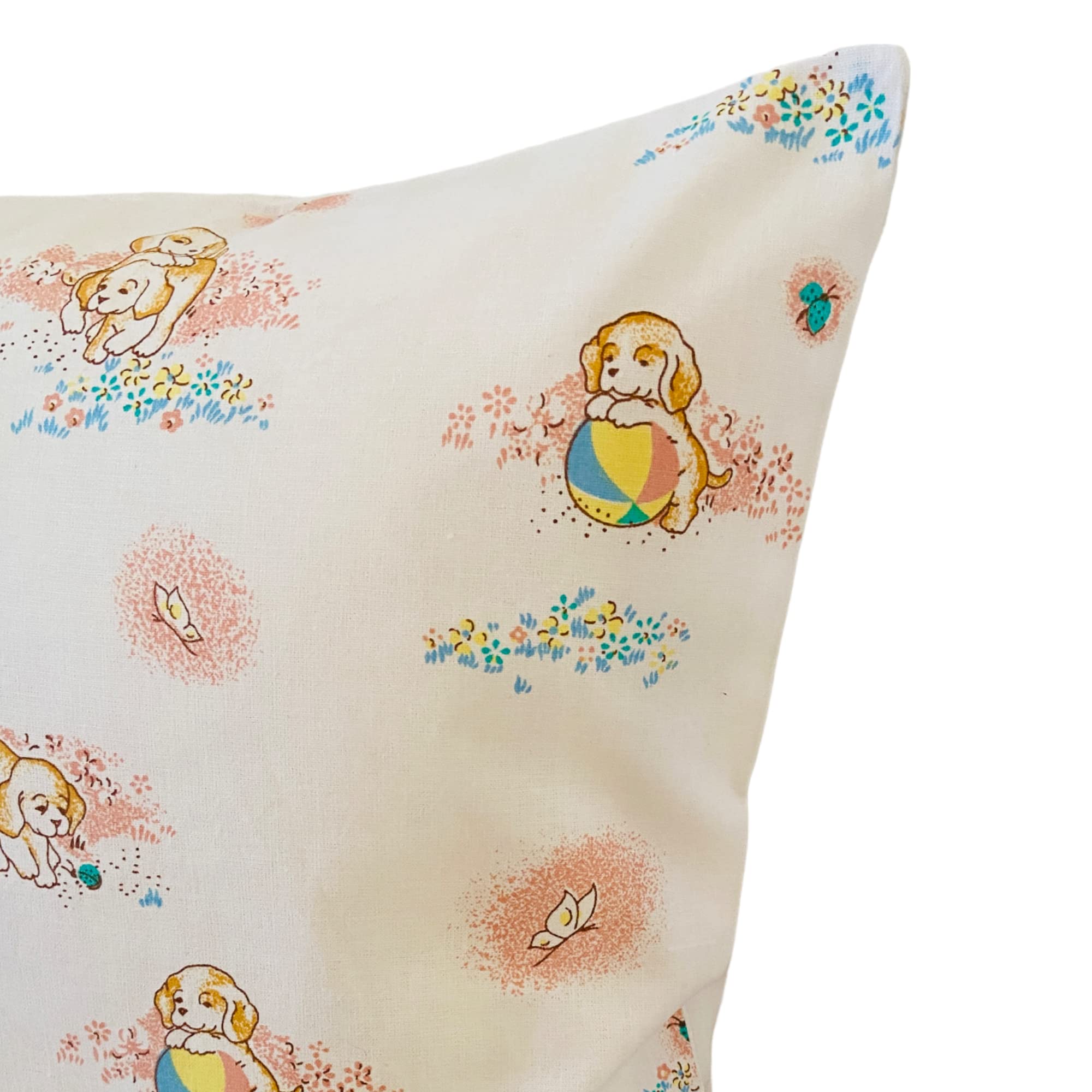 Children's Cushion Cover 40 x 40 cm Vehicles Boys 100% Cotton Decorative Cushion Cover Children's Play Cushion (Dogs) - Image 2