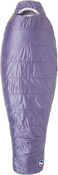 Big Agnes Anthracite - Backpacking Sleeping Bag, 3 Season, Lightweight, Compact, Lavender, 20 Degree Right-Zip, Regular Womens