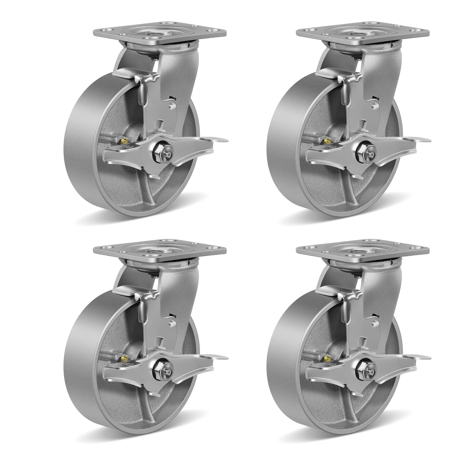 Heavy Duty Caster Wheels - 5000LB Capacity -25