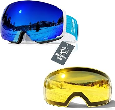Innerking Magnetic Ski Goggles and Replacement Lens