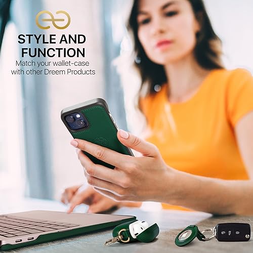 Miniatura 5 de Dreem Fibonacci - Funda tipo cartera para iPhone 13  2 en 1 a prueba de golpes y funda desmontable de piel vegana, compatible con MagSafe,