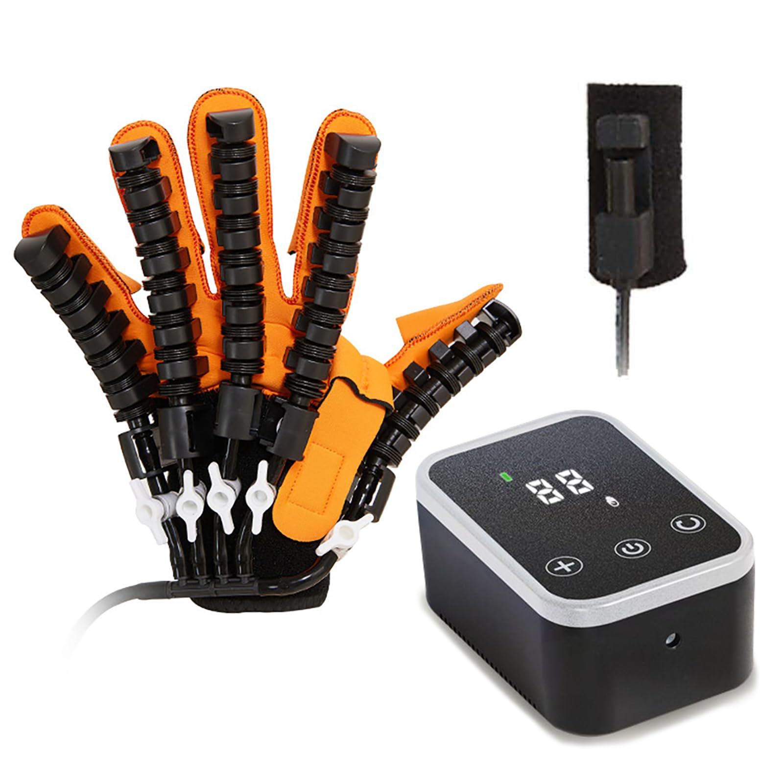 GAOXIAO Gants Robotisé de Rééducation de la Main, Gauche Droit AVC pour Les Mains, Personnes Paralysées Après Un Avc, Équipement de Récupération Thérapie de la Main Left L