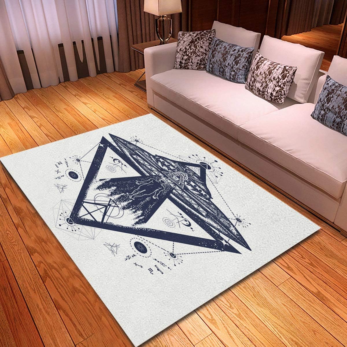 Amazon.com: rouihot Non-Slip Area Rug 2'7