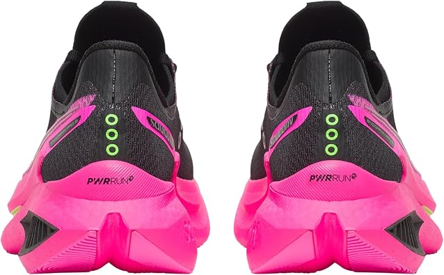 Saucony Women's Endorphin Pro 5 Sneaker, Black/Shock, 8.5