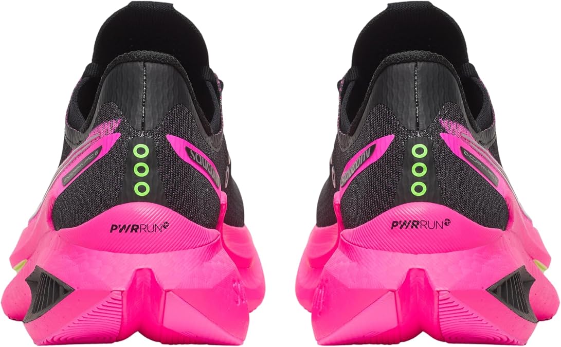 Saucony Women's Endorphin Pro 5 Sneaker, Black/Shock, 8.5