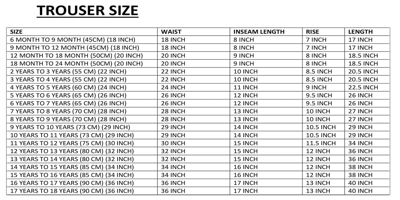 Boys Blended Cotton Thermal Trouser (I/E) Full Pant Inner Bottom Winter Wear for Kids and Baby (Pack of 1) (6 Mon to 9 Mon) (BL) Blue - Image 2 thumbnail