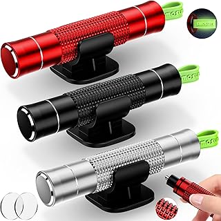 smosun Safehammer - Upgraded Safe Hammer Glass Breaker Under Water, Car Hammer Seatbelt Cutter Window Breaker Emergency Es...