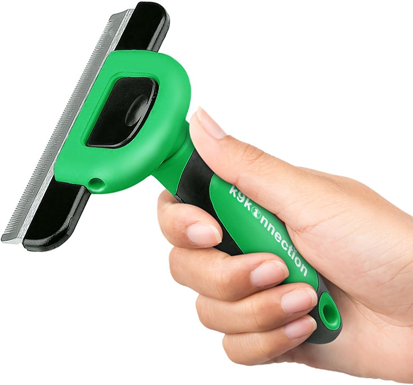 k9konnection Deshedding Brush & Undercoat Grooming Tool for Dogs or Cats, Reduces Shedding By 90% For Small, Medium And Large With Long Or Short Hair Veterinary Approved