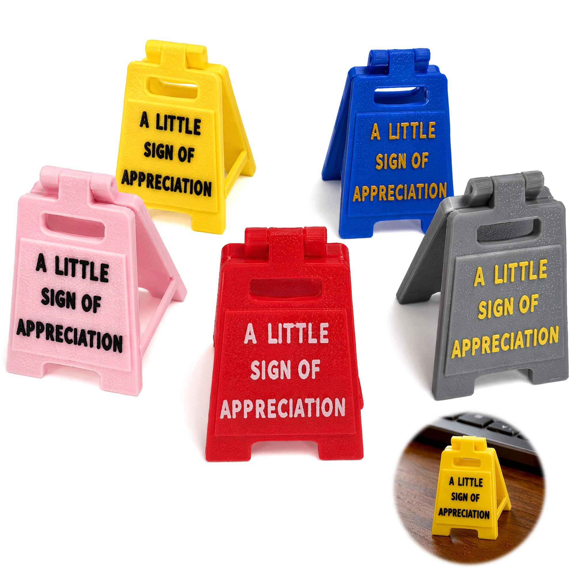 Mini Thank You Gifts, Funny Teacher Gifts Mini A-Frame Appreciation Signs