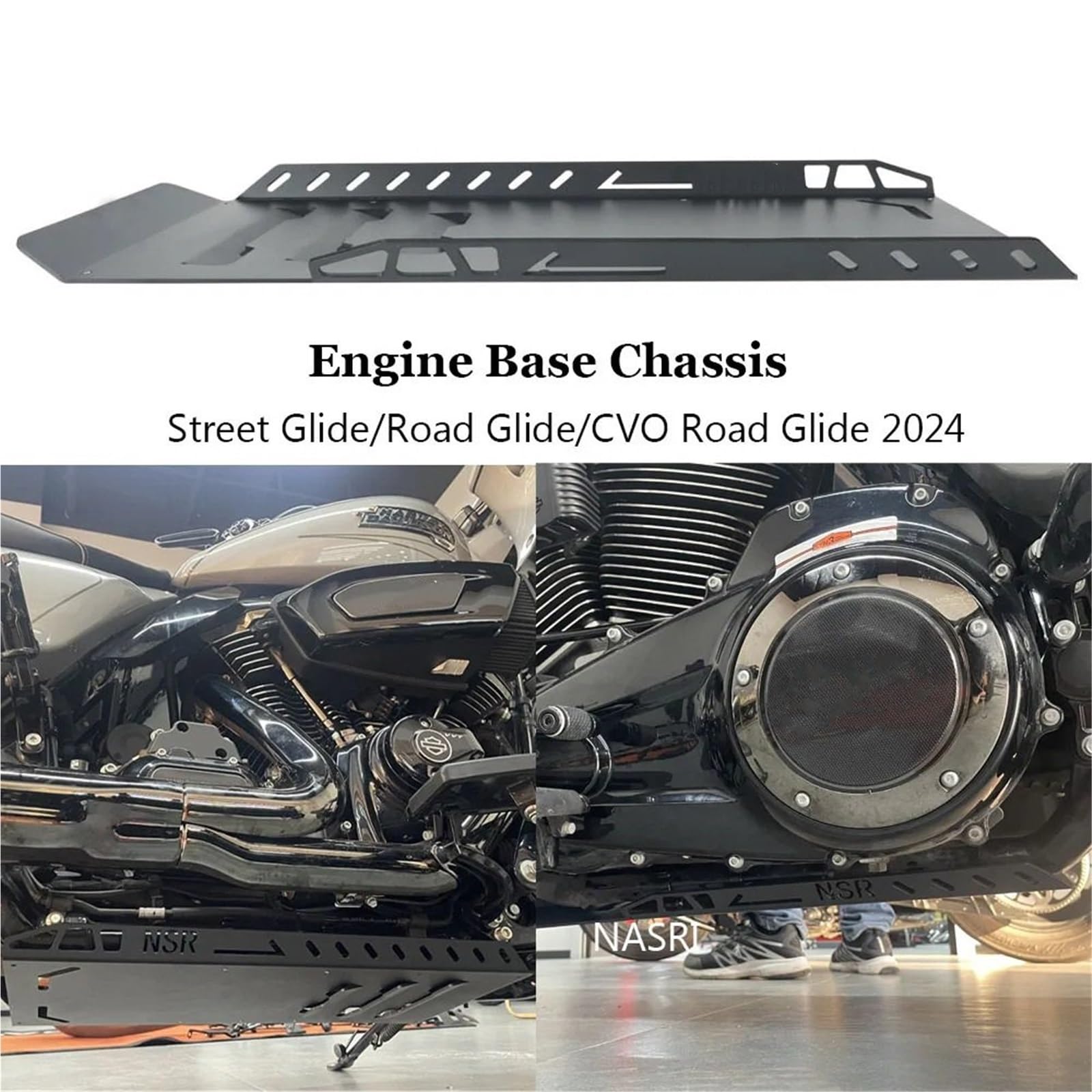 Per Street Roadking 2024 Kit protezione telaio protezione motore inferiore piastra paramotore copertura motore Base del Motore