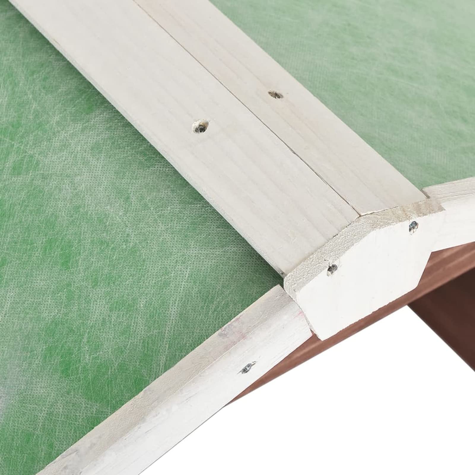 Kavolet Mähroboter Garage, Dach Carport Unterstand für Rasenmäher Rasenroboter Automower, Schutz vor Wind, Laub, Niederschlag & Sonneneinstrahlung 72x87x50 cm Massivholz Tanne