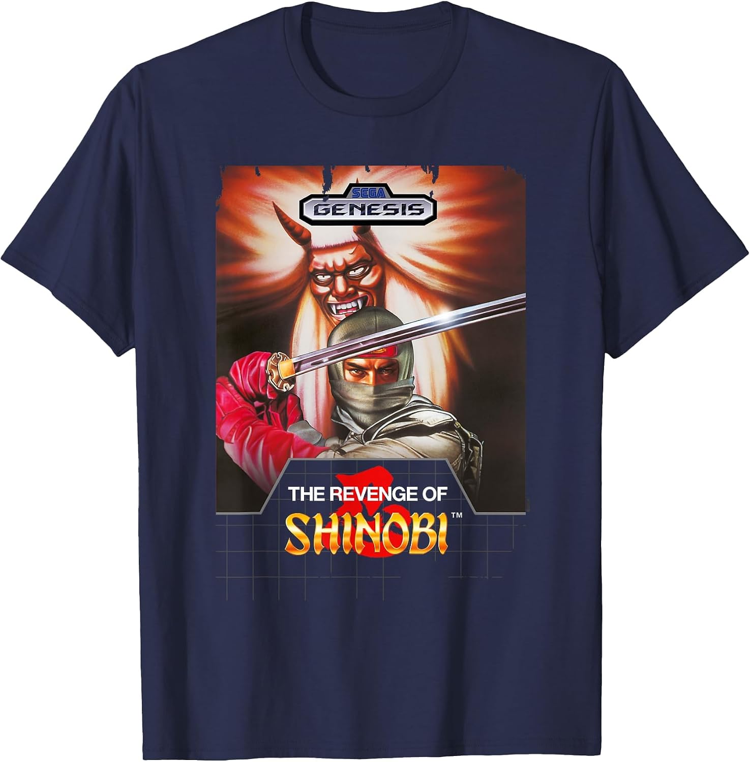 The Revenge of Shinobi Key Art SEGA Genesis Video Game T-Shirt image 4