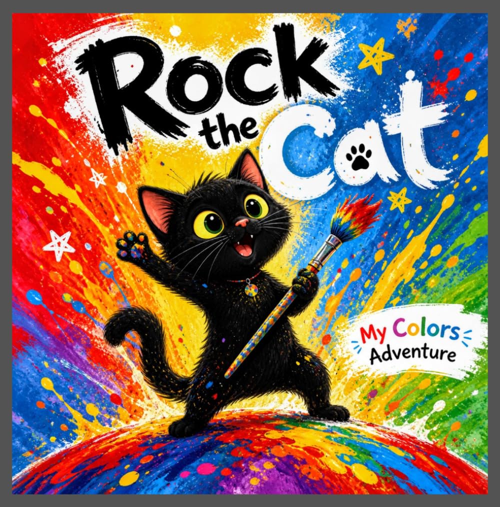 Rock the Cat: My Colors Adventure: A Story About Colors, Being Yourself, and a Mom's Love