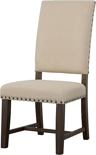 Miniatura 6 de Coaster Home Furnishings Twain 109143 - Sillas Parson tapizadas, color negro y beige