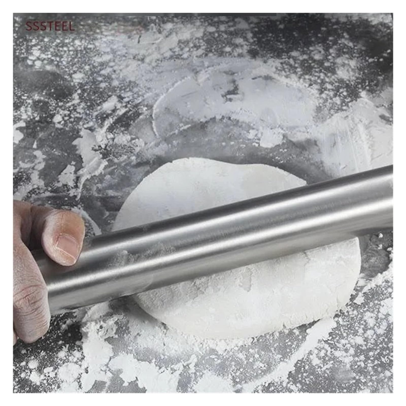 Metal del rodillo acero inoxidable de los 40cm for la galleta panaderos