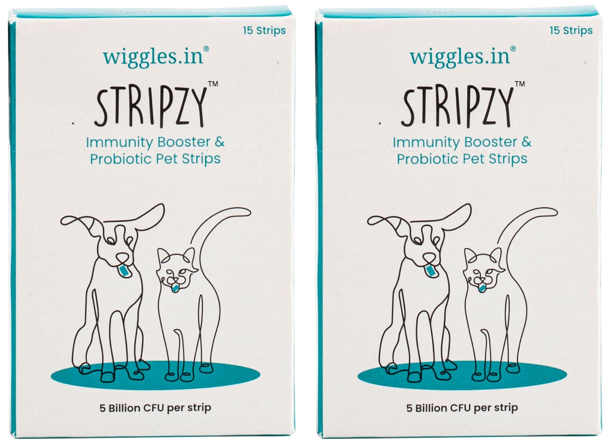 WIGGLES Stripzy Immunity Booster Probiotics Dogs Cats Pet, 30 Strips - Improves Gut Health, Mouth Dissolvable Vet Approved Health Strips (Blue Berry) (B09YNRJBWG) Amazon Price History, Amazon Price Tracker