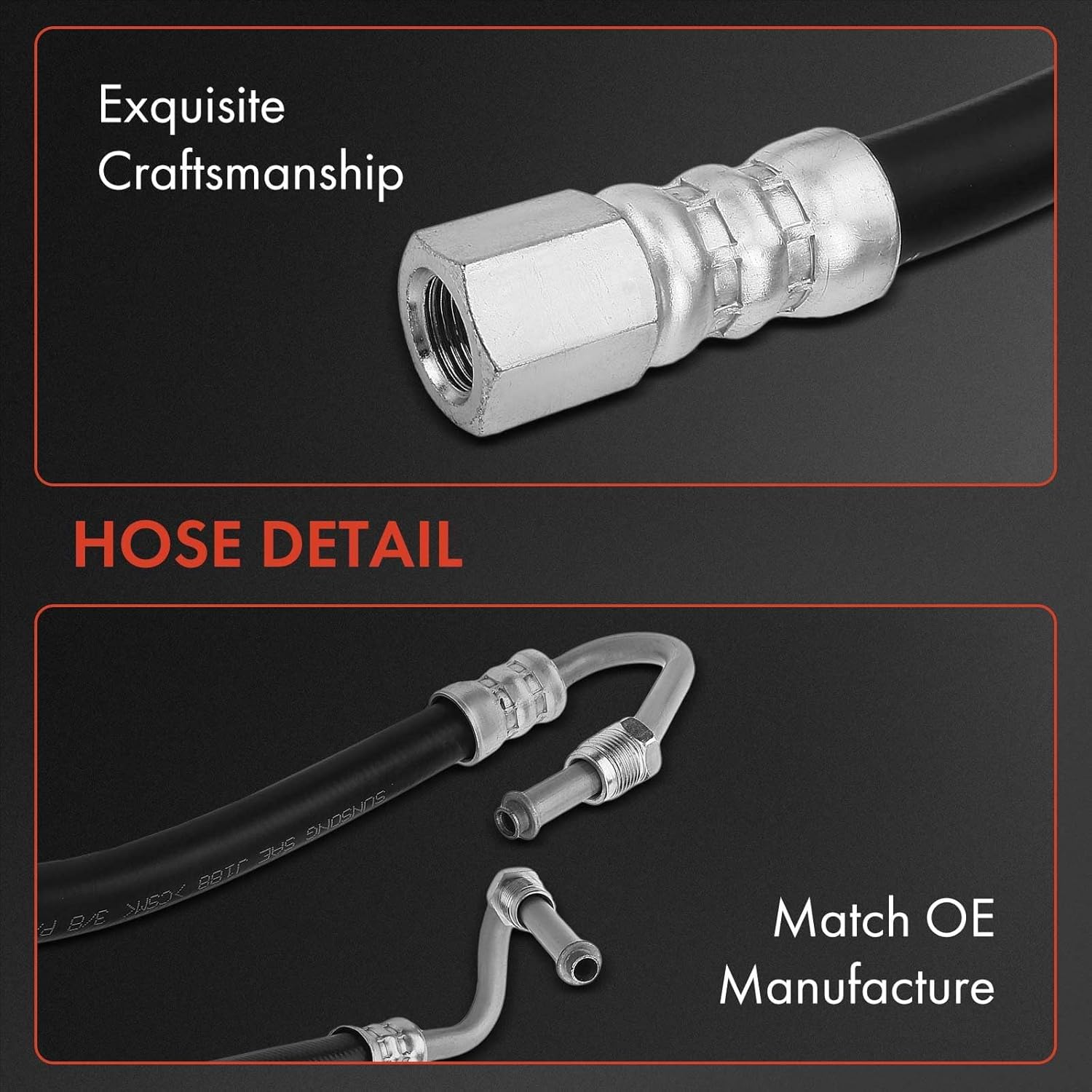 A-Premium Power Steering Hose Pressure & Return Hose Line Assembly Compatible with Dodge Intrepid Chrysler Concorde 1998-2004 300M 1999-2004 LHS