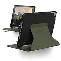 Vista 11 de URBAN ARMOR GEAR UAG Diseñado para Funda de iPad 10.2 Negro 9ª Generación 2021 y 8ª Gen 2020 con Correa de Mano Delgada Slim Militar Probado contra