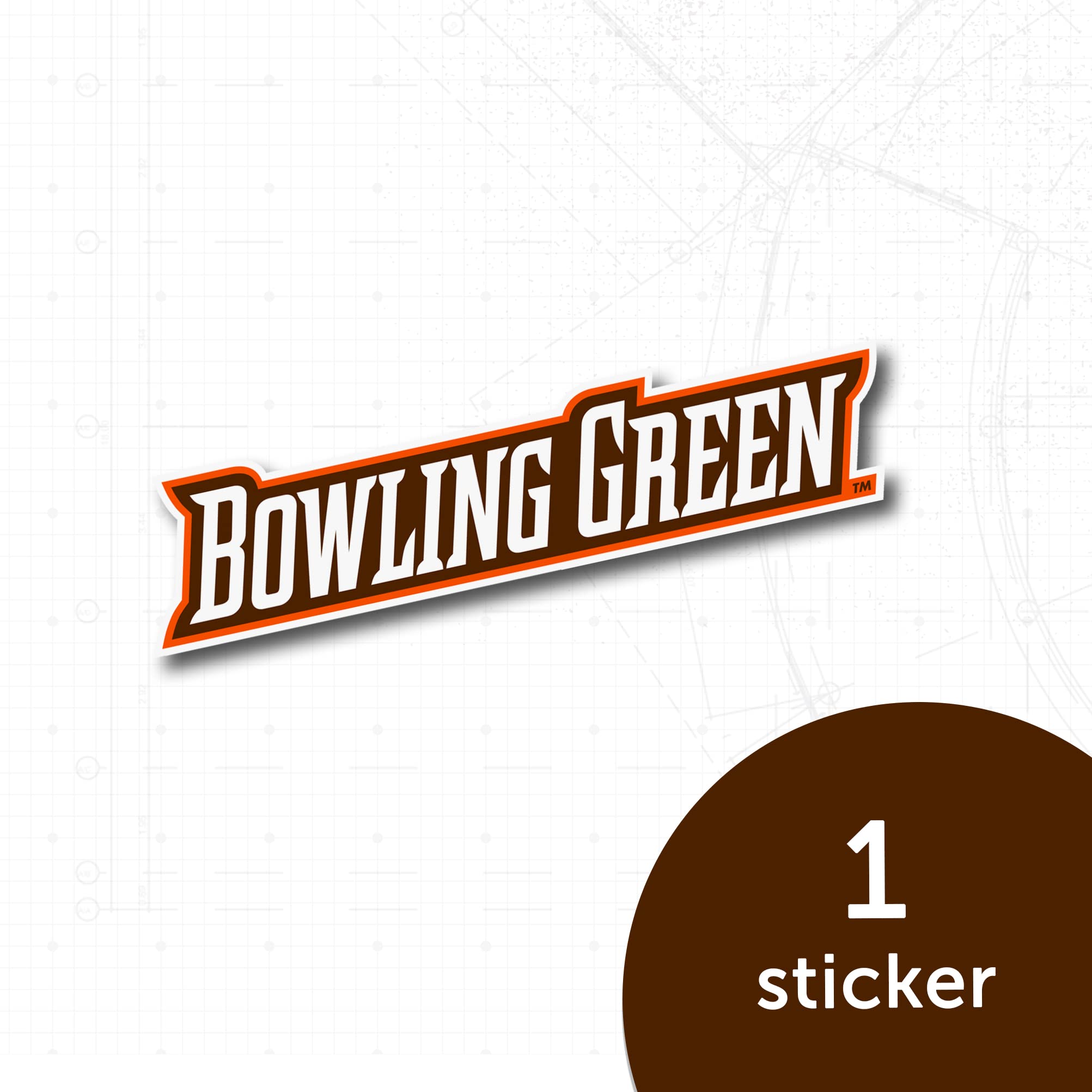 Bowling Green State University BGSU Falcons Vinyl Decal Sticker - Officially Licensed NCAA - View #4