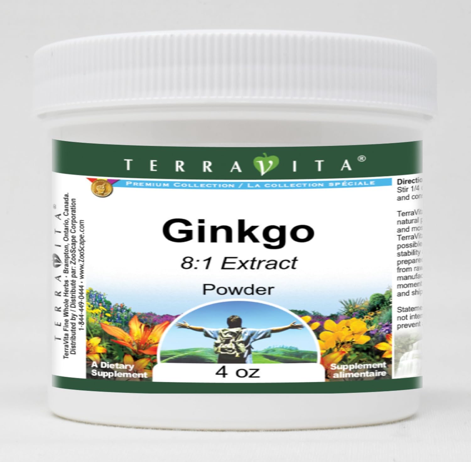 Ginkgo 8:1 Powder (4 oz, ZIN: 520219) - 3 Pack