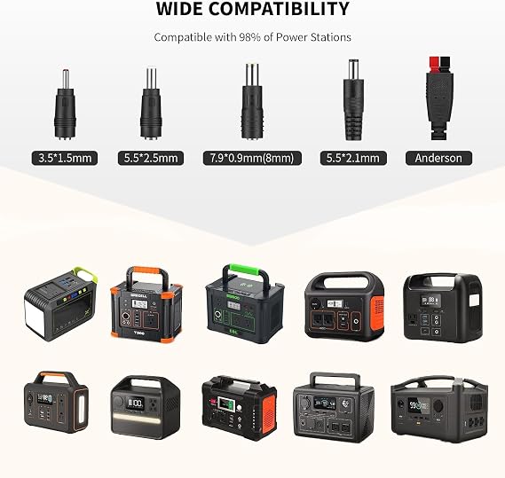 Bundle for EBL 300W Power Station & 100W Solar Panel