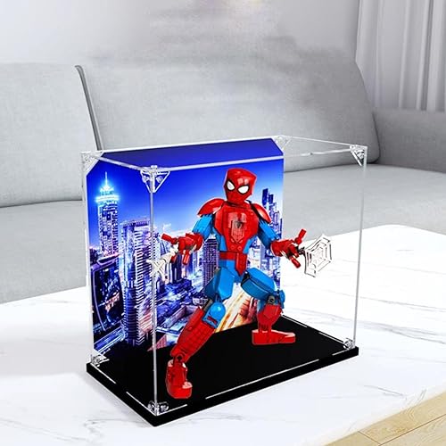 Miniatura 10 de Vitrina acrílica para Lego Marvel Spider-Man 76226 - Escaparate, protege y decora tus obras maestras con almacenamiento a prueba de polvo (0.079 in