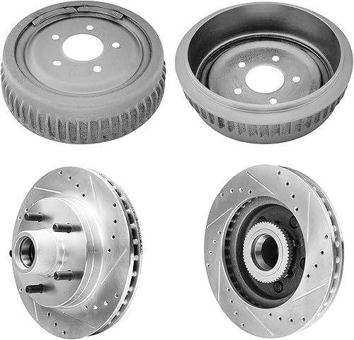 Miniatura 57 de Detroit Axle - Kit de freno delantero para Chevrolet Aveo Aveo5 Spark Spark EV Pontiac Wave Wave5 G3 Suzuki Swift+ Rotores de freno de disco de