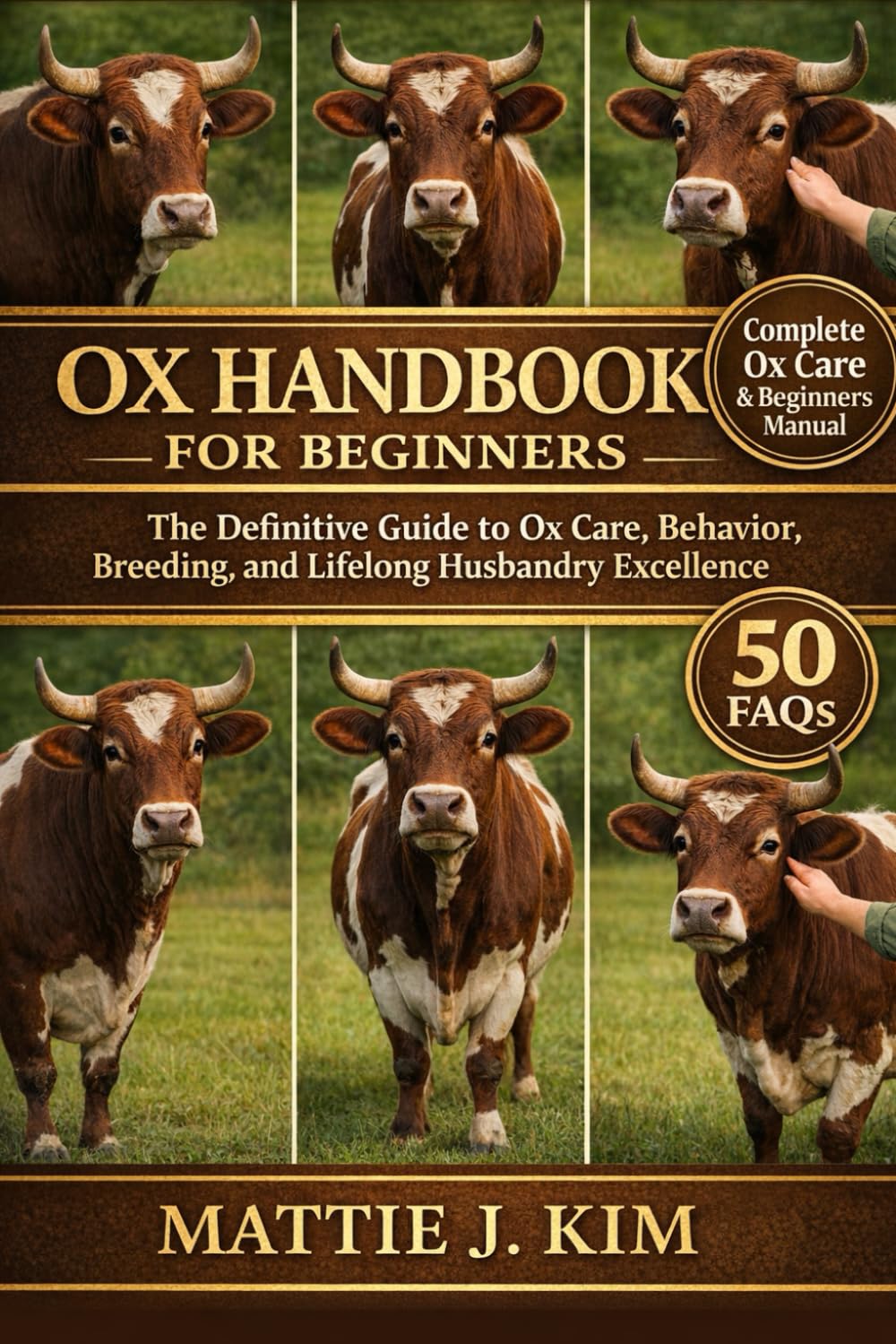 OX HANDBOOK FOR BEGINNERS: The Definitive Guide to Ox care, Behavior, Breeding, and Lifelong Husbandry Excellence.