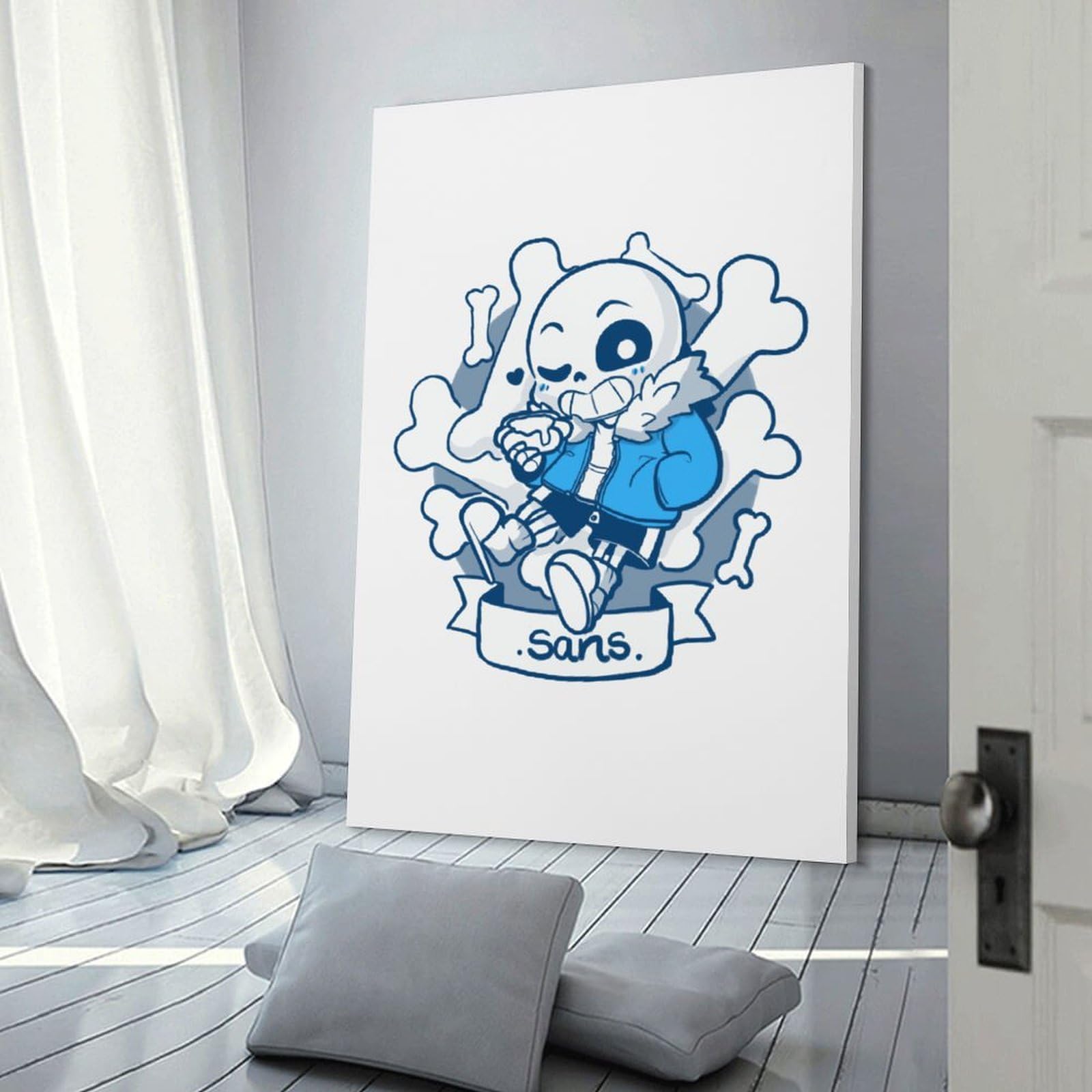 Amazon.co.jp: mirfjvyz アンダーテール サンズ Undertale 木枠付き